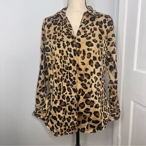 Lane Bryant Cheetah Top Size 14